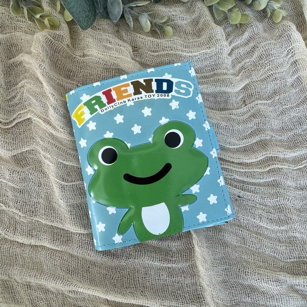 Dolly Club X karas Toy Small Tri Fold Wallet Friends Frog Kawaii Rare Star Panda